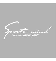 Sports Mind Audi Sports Sticker siyah 21x10 CM (Beyaz)