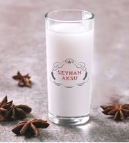 BK Home Kendin Tasarla Renkli Baskılı Rakı Bardağı (Model 4)