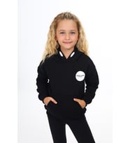 Toontoy Kız Çocuk Baskılı Sweatshirt (Siyah)