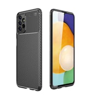 Galaxy A13 4G Kılıf Zore Negro Karbon Tasarım Silikon Kılıf (Siyah)