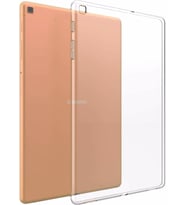 Samsung Galaxy Tab A7 10.4 T500 T505 T507 Kılıf Tablet Hibrit Silikon Case (Şeffaf Hologram)