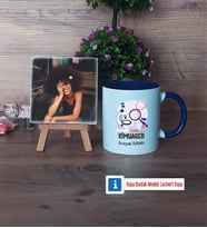Kimyager Fotoğraflı Dekoratif Taş, Kupa Bardak Beyaz Hediye (Model 3)