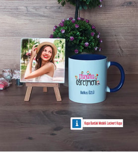 İtalyanca Öğretmeni Fotoğraflı Dekoratif Taş, Kupa Bardak Beyaz Hediye (Model 3)