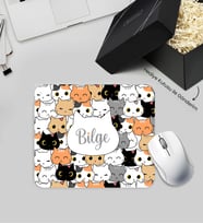 Hediye Kutusunda Kişiye Özel Mouse Pad (Kahverengi)
