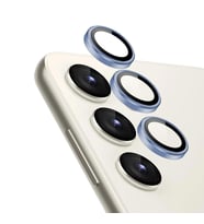Microsonic Samsung Galaxy S23 FE Tekli Kamera Lens Koruma Camı Yeşil (Mavi)