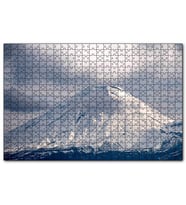 Cakapuzzle Karlı Görkemli Zirve  Puzzle Yapboz MDF (Ahşap) (1000 Parça)
