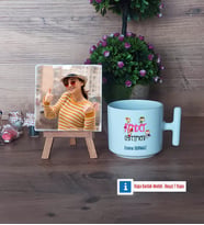 Rehber Öğretmeni Fotoğraflı Dekoratif Taş, Kupa Bardak Beyaz Hediye (Model 12)