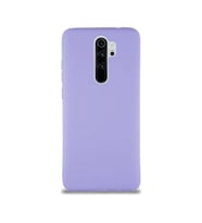 Kvy Xiaomi Redmi Note 8 Pro Biye Silikon Kılıf (Lila)