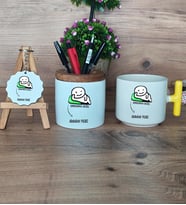 Umurumda Değil Hediye Sepeti Kupa Bardak T Kulplu, Kalemlik ve Anahtarlık Arkadaşa Hediye (Model 5)