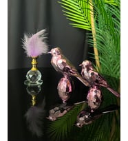 Meadow Gold Dekoratif Kuş ve Tüylük Seti (Pembe)