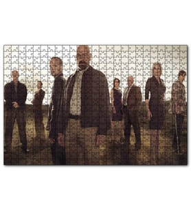 Cakapuzzle Breaking Bad Oyuncuları Bir Arada  Puzzle Yapboz MDF (Ahşap) (500 Parça)