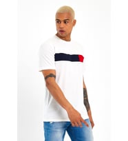 Erkek  Bisiklet Yaka Regular Fit Garnili  Tişort SPR23TS301 (Ekru)