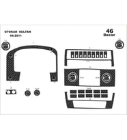 Meriç® Otokar Sultan Ön Torpido Kaplama Maun 46 Parça 2012-2014 (Karbon)