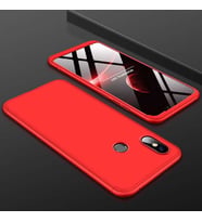 Xiaomi Mi Max 3 Kılıf Zore Ays Full Koruma Kılıf (Kırmızı)