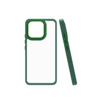 Xiaomi Mi 13 Kılıf Flora Buton,Kenar Çevresi Renkli Kılıf (Yeşil)