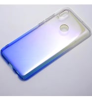 Huawei P Smart 2019 Kılıf Parlak Renk Geçişli Kılıf (Mavi)