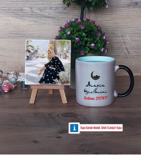 Arapça Öğretmeni Fotoğraflı Dekoratif Taş, Kupa Bardak Beyaz Hediye Öğretmenler Günü Hediyesi (Model 9)