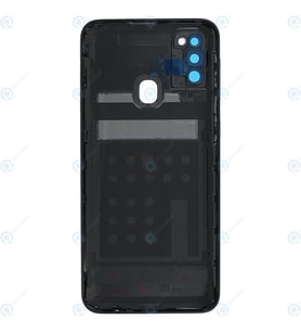 Samsung M21 Kasa Kapak + YanTuşlar, LENS HARİÇ SM-M215F (Siyah)