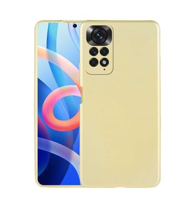 Xiaomi Redmi Note 11 Global Kılıf Soft Mat Premier Case Kapak (Gold)