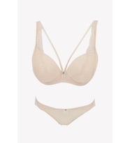 Pierre Cardin Kadın Soft Push Up Sütyen Takımı (Ekru)