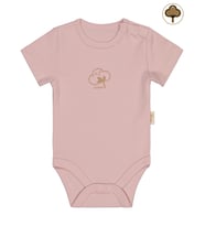 Civil Baby Organik Pamuklu K Kol 0-18 Ay Çıtçıtlı Badi - Pembe