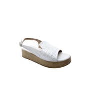 Çiğdem Kundura Lush Oasis Suni Deri Kadın Sandalet - Lush Oasis - SİYAH - 39 (Beyaz)