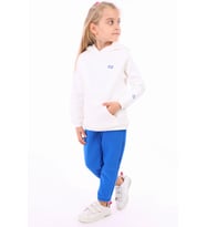 Toontoy Unisex Çocuk Nakışlı Sweatshirt (Ekru)