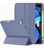 Apple iPad Air 5 Air 4 10.9" Kılıf Pen Charge Kalem Bölmeli A2072 A2316 A2324 A2 (Leylak)