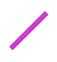 Ark Plastik Cetvel - 601 - Pembe - 30 cm (Pembe)