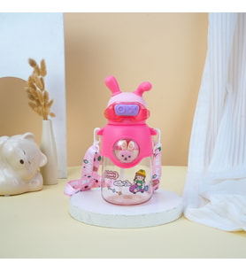 Tavşanlı Suluk, Askılı ve Pipetli, 20x10 - Mavi (Pembe)