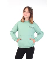 Toontoy Kız Çocuk Baskılı Sweatshirt (Yeşil)