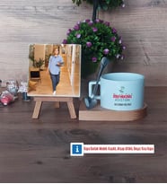 Diş Hekimi Asistanı Fotoğraflı Dekoratif Taş, Kupa Bardak Beyaz Hediye Diş Hekimi Asistanına Hediye (Model 8)