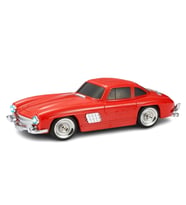 Hediyelik Klasik Mercedes Benz 300 SL Araba Bluetooth Hoparlör 10 WATT Süper Hi-Fi Ses Sistemi (Kırmızı)