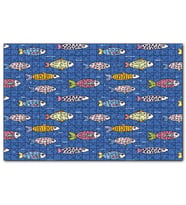 Cakapuzzle Denizde Sevimli Balıklar Karikatürize  Puzzle Yapboz MDF (Ahşap) (255 Parça)