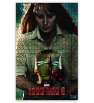 Cakapuzzle Iron Man 3 Film Poster Puzzle Yapboz MDF (Ahşap) (255 Parça)