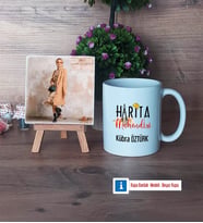 Harita Mühendisi Fotoğraflı Dekoratif Taş, Kupa Bardak Beyaz Hediye (Model 1)