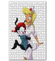 Cakapuzzle Animaniacs ve Çekici Hemşire Puzzle Yapboz MDF (Ahşap) (255 Parça)