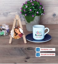 Kimya Öğretmeni Türk Kahvesi Fincanı Ahşap Altlıklı ve Fotoğraflı Ahşap Anahtarlık Hediye Öğretmenler Günü Hediyesi (Model 4)