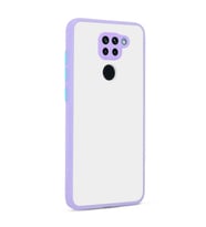 Xiaomi Redmi Note 9 Kılıf Kamera Korumalı Mat Kapak (Lila)