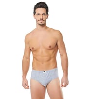 Tutku Erkek Renkli Penye Slip Külot 0109 - 12 Adet (Gri)