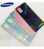 Samsung Galaxy A71 A715F Arka Kapak Pil Batarya Kapağı ORJİNAL (Siyah)