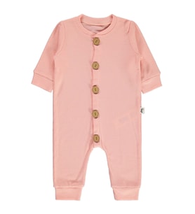 Civil Baby Bebek Patikli Tulum 1-6 Ay Gül Kurusu (Somon)