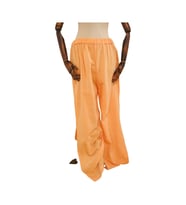 The Sile Fabric ŞİLE BEZİ Yırtmaçlı Pantolon (Turuncu)