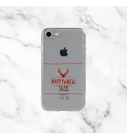 Iphone 7/8 Tasarım Kılıfları (103 Tasarım) (Bej-Kırmızı)