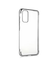 Galaxy A02S Kılıf Zore Dört Köşeli Lazer Silikon Kılıf (Gri)