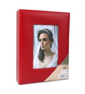 13x18 100 lük albüm (Kırmızı)
