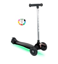 Tois ColorWase Led Işıklı 4 Kademe(50-65 cm) Ayarlanabilir 3 Tekerlekli Scooter (Siyah)