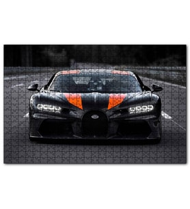 Cakapuzzle Bugatti Chiron Prototip  Puzzle Yapboz MDF (Ahşap) (255 Parça)