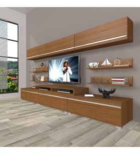 Decoraktiv Ekoflex 8y Mdf Tv Ünitesi Tv Sehpası (Ceviz)