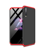 Microsonic Samsung Galaxy A30S Kılıf Double Dip 360 Protective (Kırmızı)